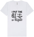 Load image into Gallery viewer, I Put the Lit in Litigate Unisex V-Neck Shirt
