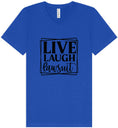 Load image into Gallery viewer, Live Laugh Lawsuit Unisex V-Neck Shirt
