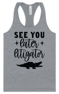 Load image into Gallery viewer, See You Later Litigator Women's Racerback Tank
