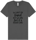 Load image into Gallery viewer, We Can't Fix Stupid but We Can Give it a Court Date Unisex V-Neck Shirt
