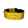 Load image into Gallery viewer, Mustard Yellow & Black Snake Classic Collar
