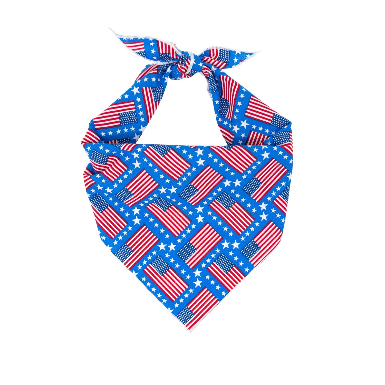 Patriotic | Memorial Day Bandana | USA | American Flag Bandana | Patriotic bandana - Southlake Paws