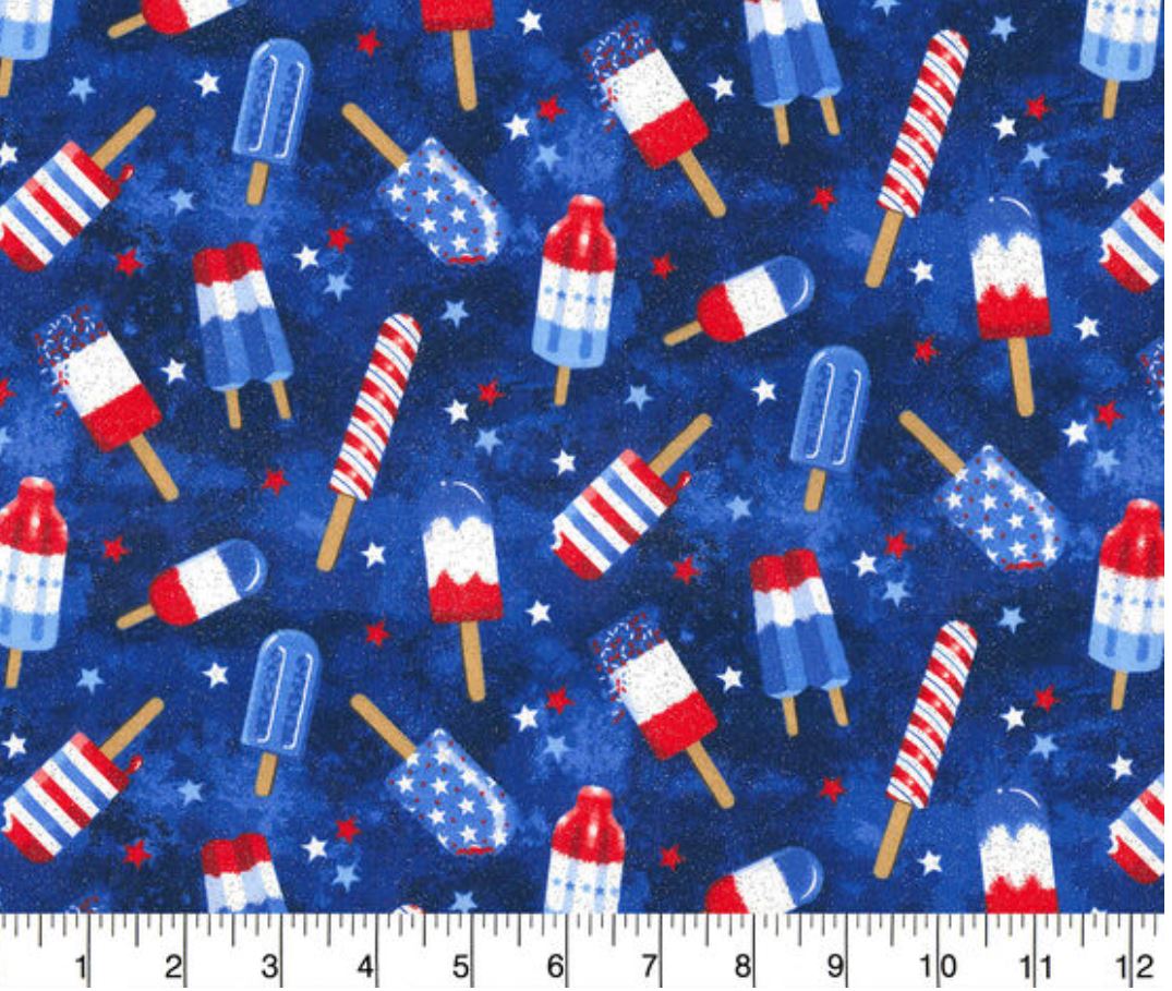 Patriotic | Memorial Day Bandana | USA | Patriotic bandana | Popsicles | 4th of July - Southlake Paws