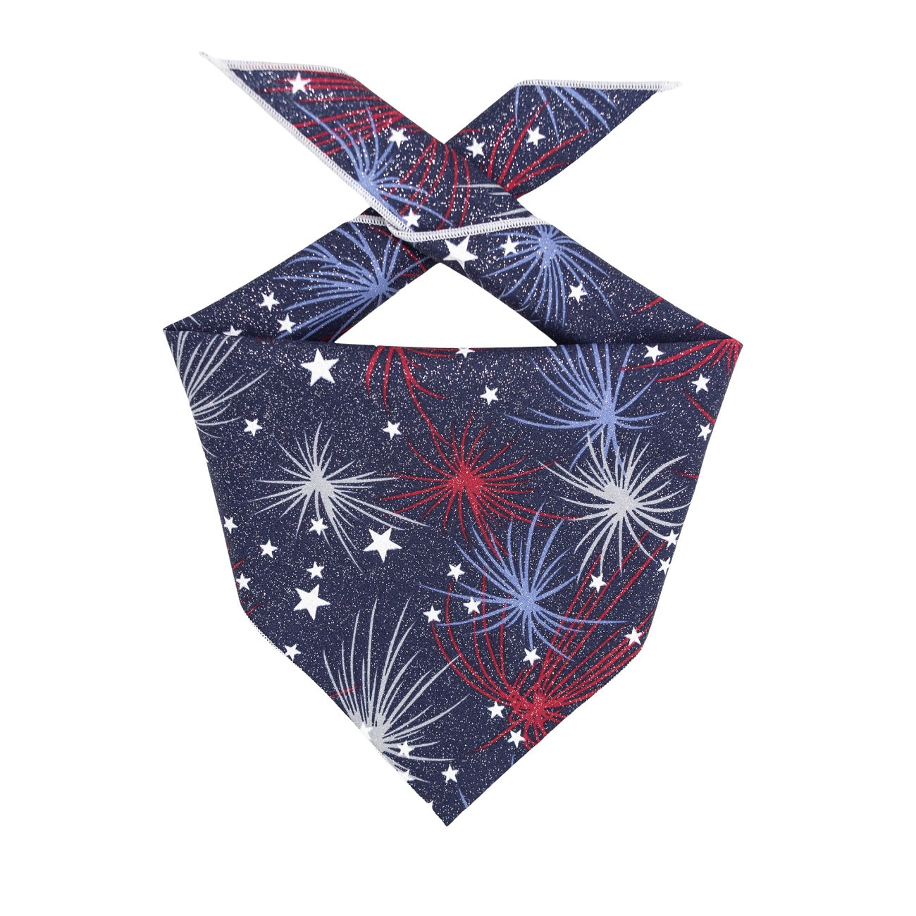 4th of July | Memorial Day Bandana | USA | American Flag Bandana | Patriotic bandana | Fireworks - Southlake Paws