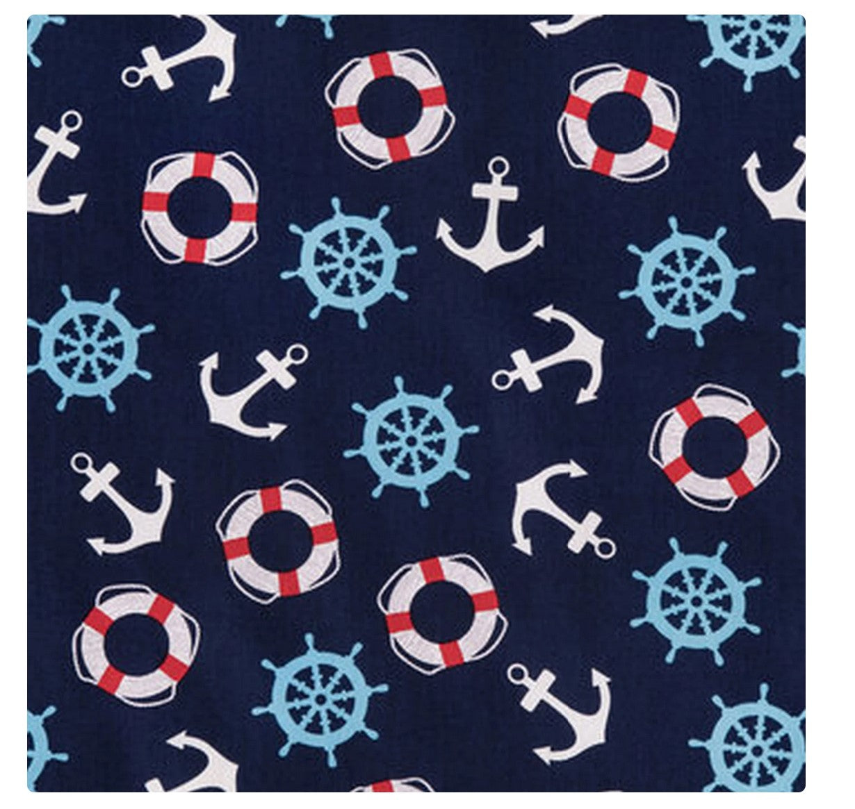 Nautical Bandana |  Summer Bandana | Beach Bandana | Boating Bandana - Southlake Paws