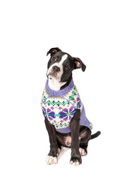 Lavender Flowers Dog Sweater
