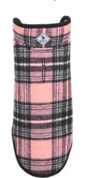 Light Pink/Gray/Black Plaid Alpine Jacket