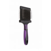 Deshedding Medium Firm Purple Slicker Brush by Dog Fashion Spa