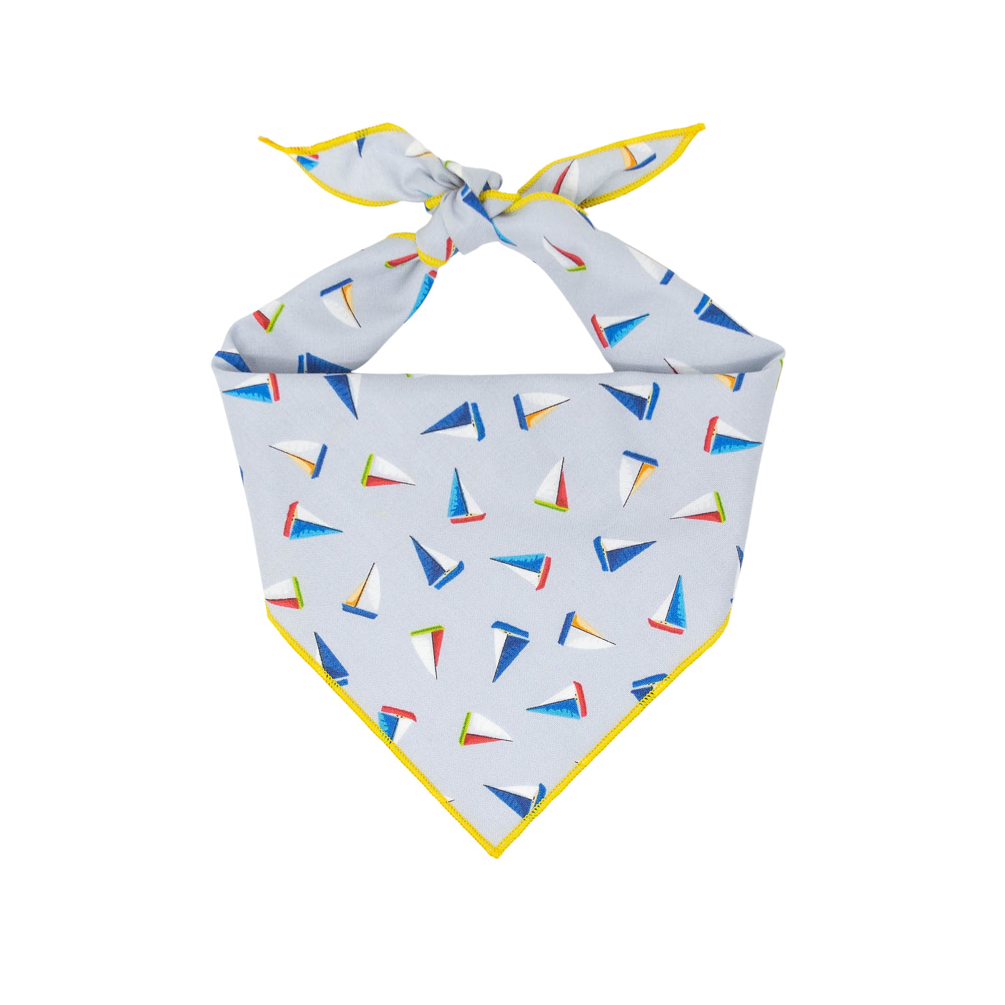 Nautical Bandana | Sailboat Bandana | Summer Bandana | Beach Bandana | Boating Bandana | Boat Bandana - Southlake Paws