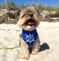 Load image into Gallery viewer, Summer Bandana | Beach Bandana | Boating Bandana | Nautical Bandana - Southlake Paws
