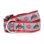 Ohio State Athletic O Paw Print Gray Collar & Lead Collection
