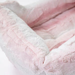 Cashmere Dog Bed Pink Angora