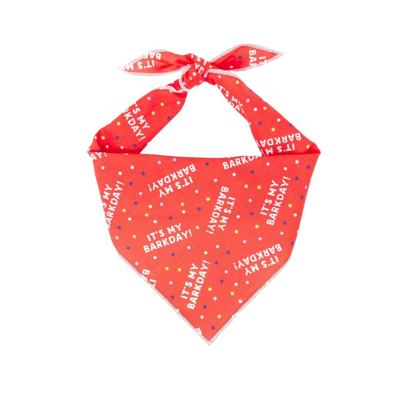 Birthday Bandana | Barkday Bandana |  Birthday Dog Bandana | Happy Birthday Bandana | It's My BarkDay Red - Southlake Paws