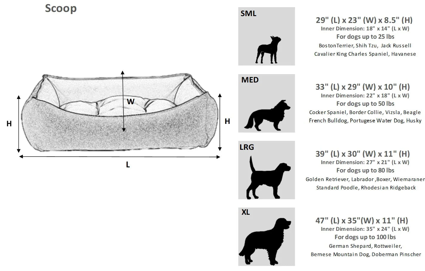 Bowsers Scoop Bolster Dog Bed in galaxy
