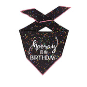 Birthday Bandana | Hooray It's My Birthday |  Birthday Dog Bandana | Happy Birthday Bandana