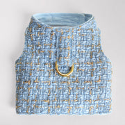 Chantel Tweed Dog Harness Blue