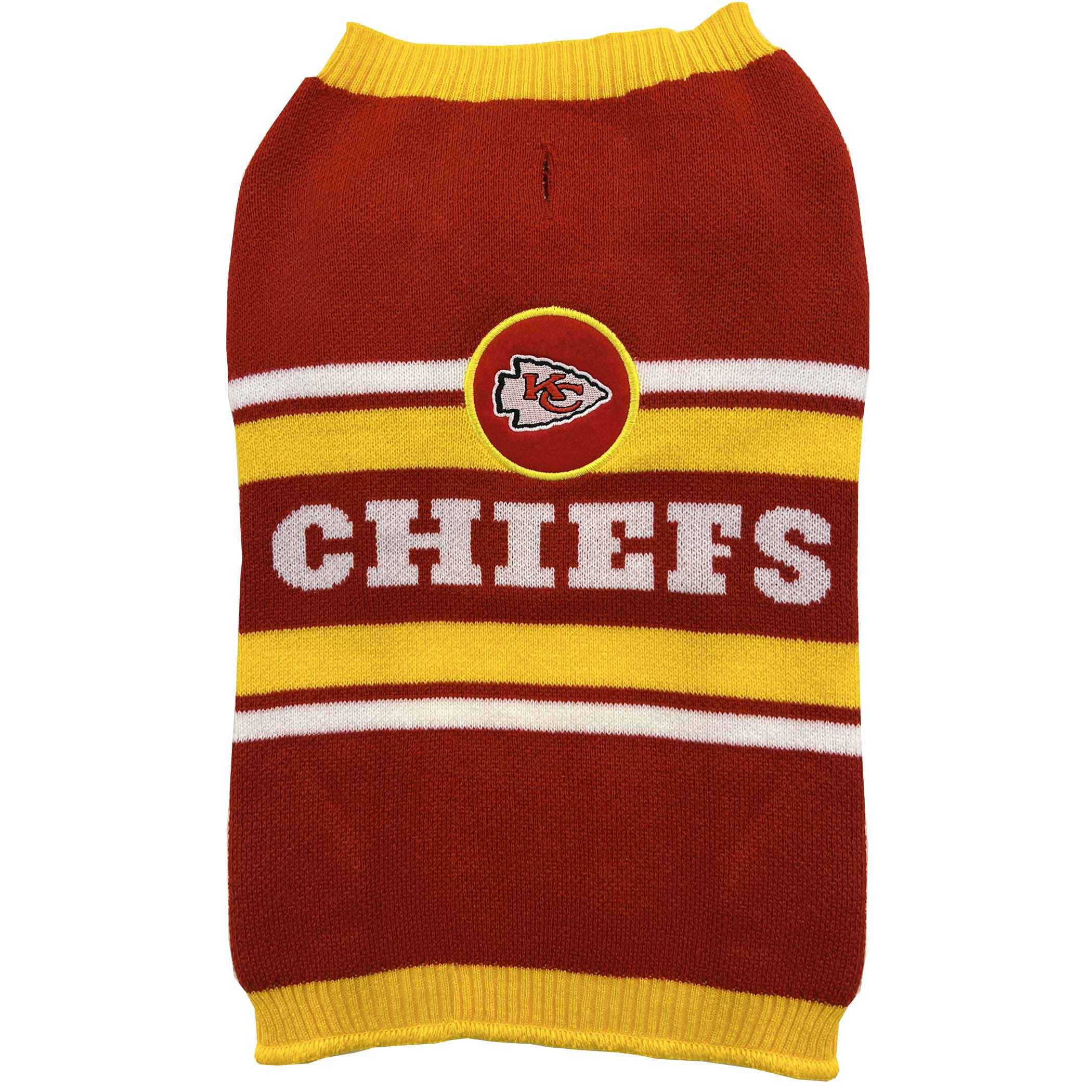 Kansas City Chiefs Dog Sweater - NFL Pet Fan Apparel