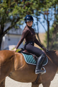 Load image into Gallery viewer, Jump Saddle Pad | Green- Black & White
