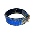 Load image into Gallery viewer, Stunning Multi-Blue Tone Snake Classic Collar
