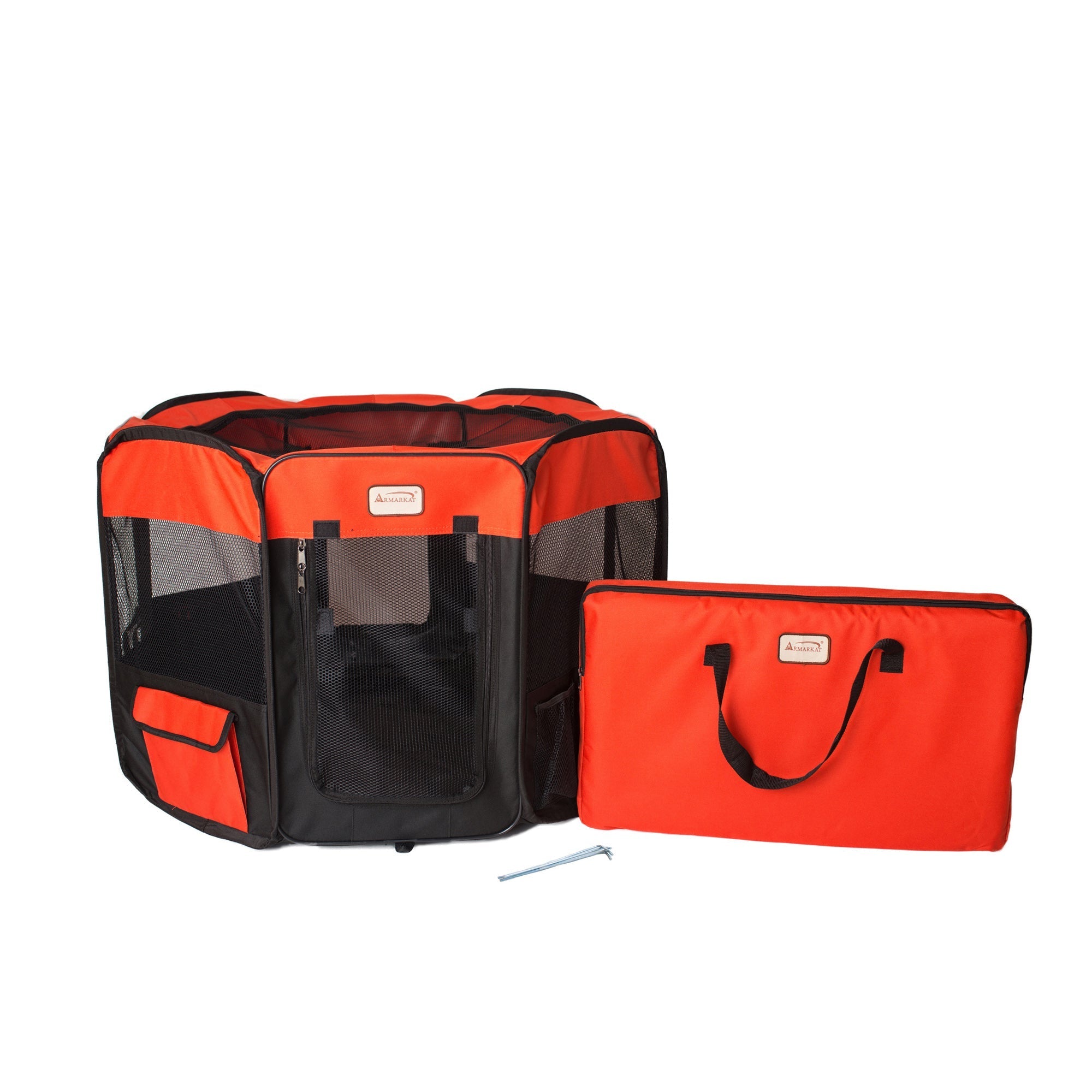 Armarkat Pet Furniture PP002R-M - Black/Red