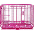 Load image into Gallery viewer, 24-42" Collapsible Pink Dog Crate RED24-42

