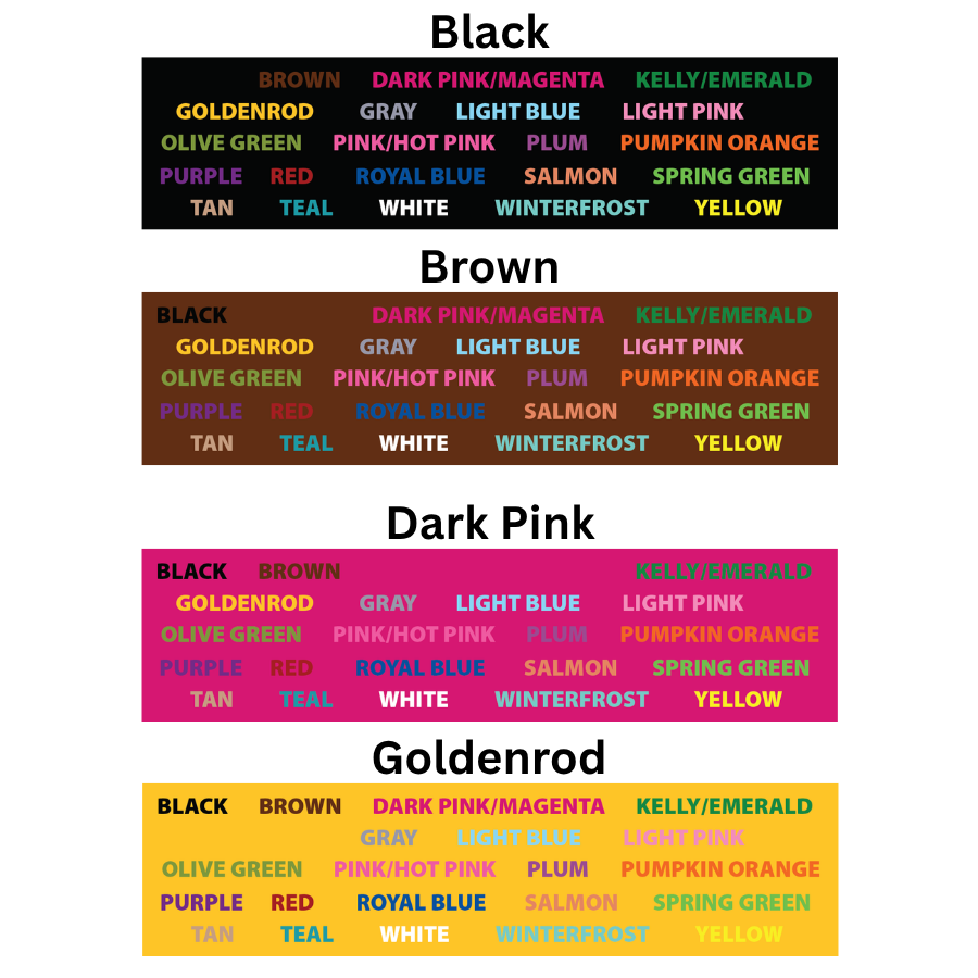 Personalized Solid Colored Martingale Collar