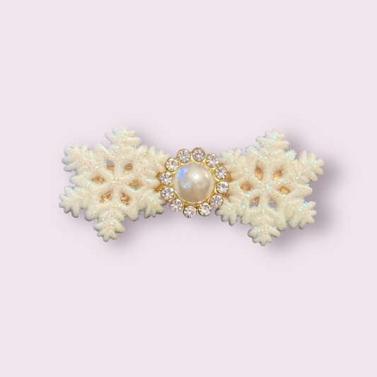 Snowflake Elegance Barrette - image 2