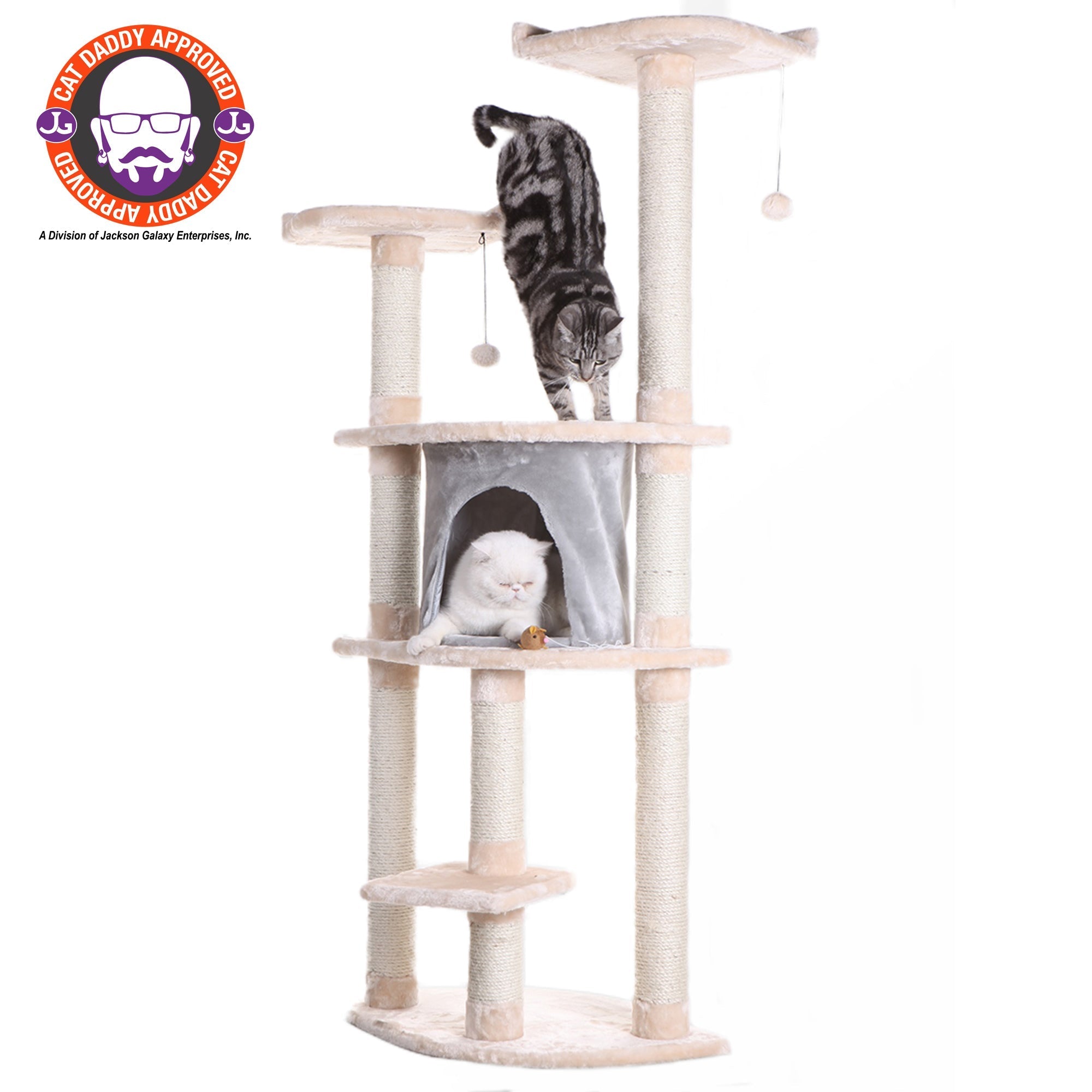 Armarkat Sisal Cat Tree A6401 - 64-Inch
