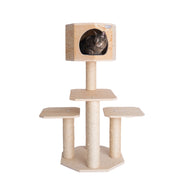 Armarkat Premium S4203 Scots Pine Solid Wood Cat Tree 46