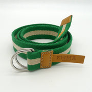 Customizable fabric and leather belt