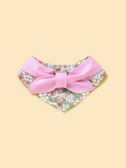 Bowtiful Garden Pink Floral Bandana 