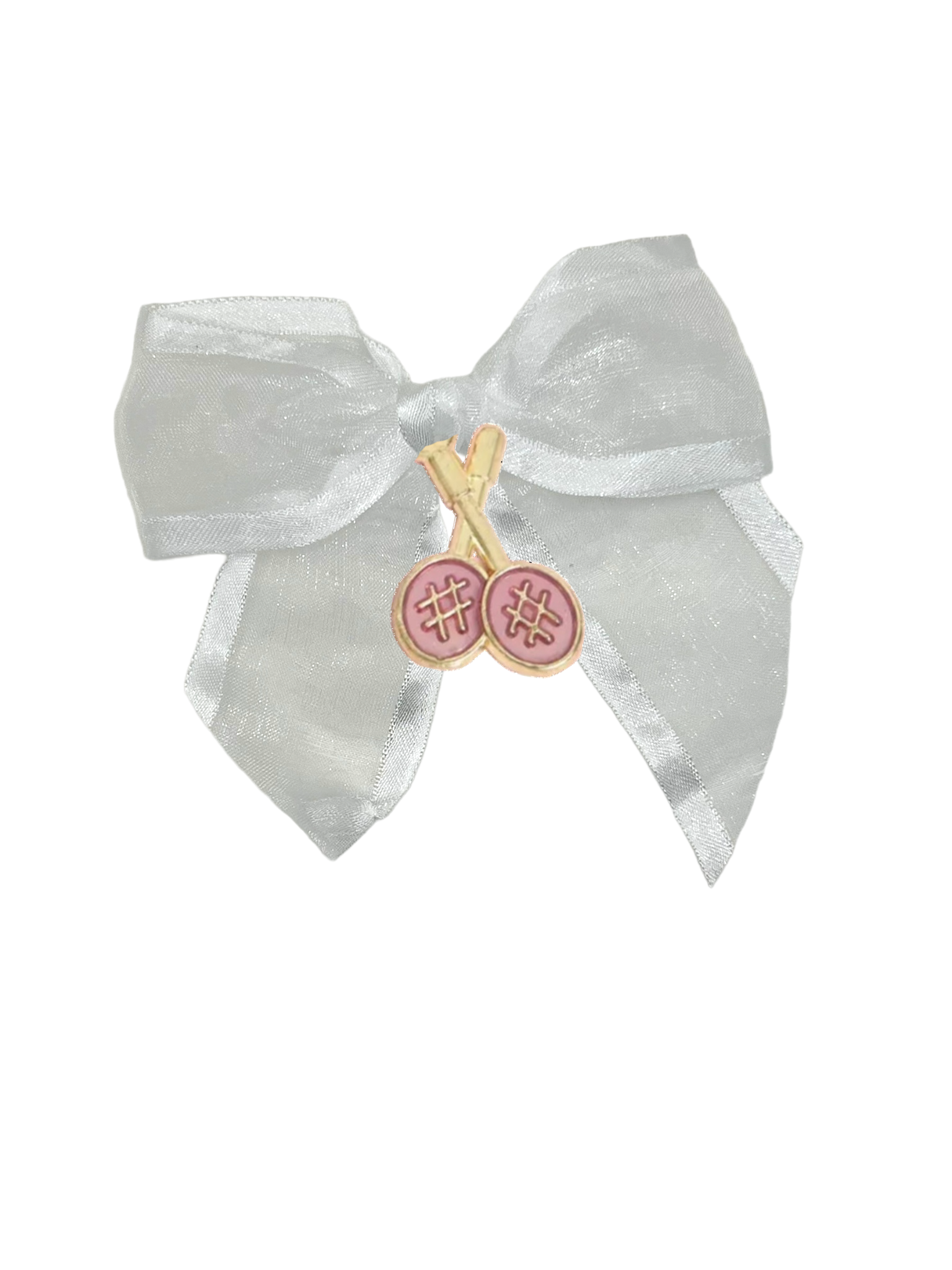 Pickleball Dog Bow Barrettes 