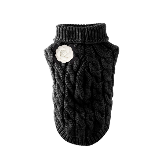 The Camellia Cable Knit Sweater - image 3