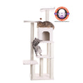 Load image into Gallery viewer, Armarkat B6802 Classic Cat Tree In Ivory Jackson Galaxy Approved Six Levels With Condo and Two Perches
