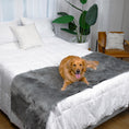 Load image into Gallery viewer, PupProtector™ Waterproof Bed Runner - Charcoal Grey - Southlake Paws
