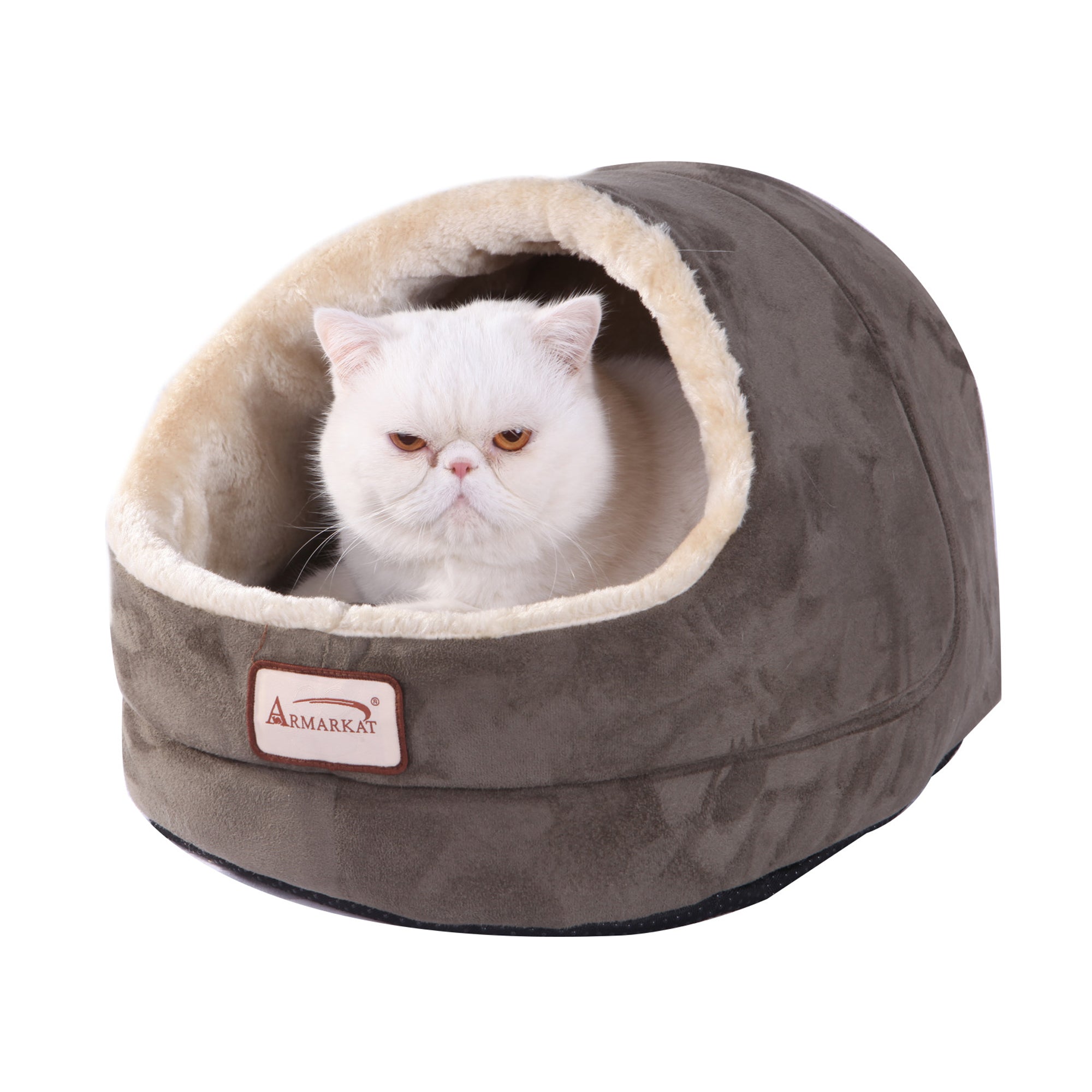 Armarkat Cat Bed C18HML/MH - 18-Inch - Green/Beige