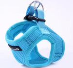 Mr. Peanut's PupTrek Harness and Leash Set,  Small Dog/Cat Soft Mesh Step In Harness Vest
