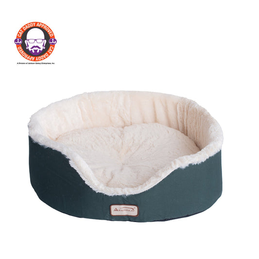 Armarkat Cat Bed - Green/Ivory
