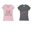 Load image into Gallery viewer, Custom Ladies Jersey Short-Sleeve Deep V-Neck T-Shirt
