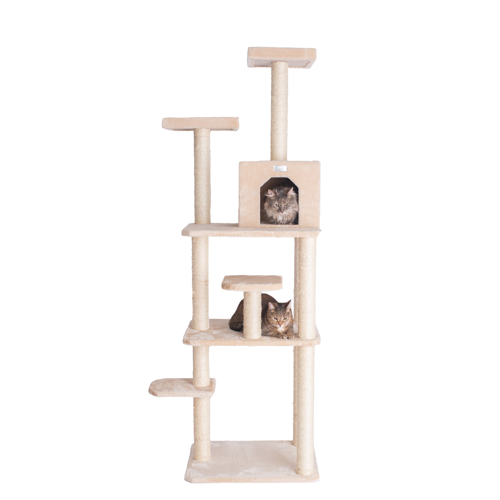 Armarkat Cat Tree GP78740821 - 74-Inch - Beige