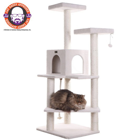 Armarkat Cat Tree B5701 - 53-Inch - Ivory