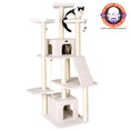 Load image into Gallery viewer, Armarkat B8201 Classic Cat Tree In Ivory Jackson Galaxy Approved Multi Levels With Ramp Three Perches Rope Swing Two Condos
