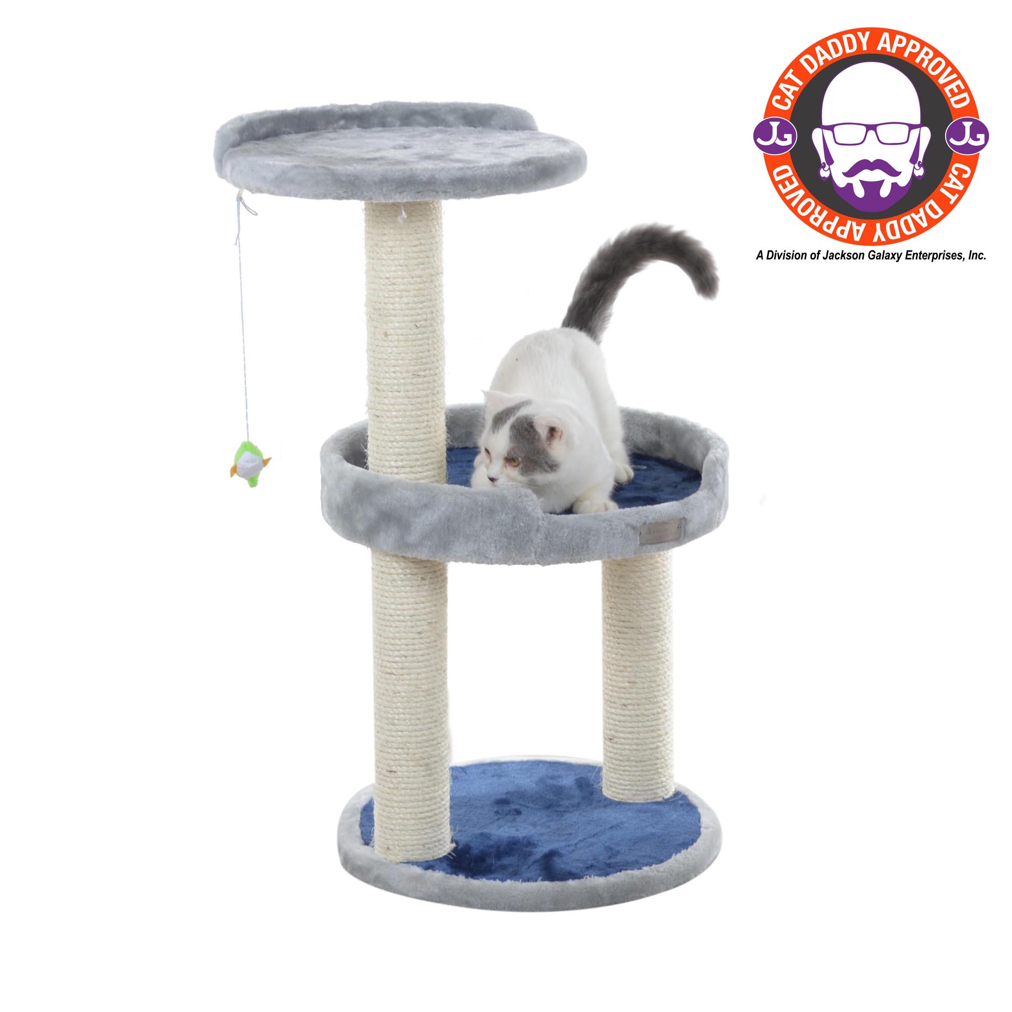 Armarkat Plush Cat Furniture - Silver/Gray