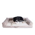 Load image into Gallery viewer, Armarkat Bolstered Pet Cushion D07B - Ivory/Beige - Medium

