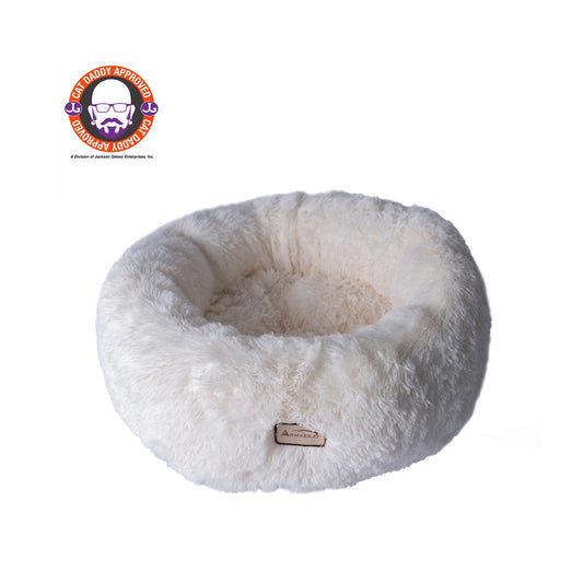 Armarkat Plush Pet Bed C70NBS-S - White