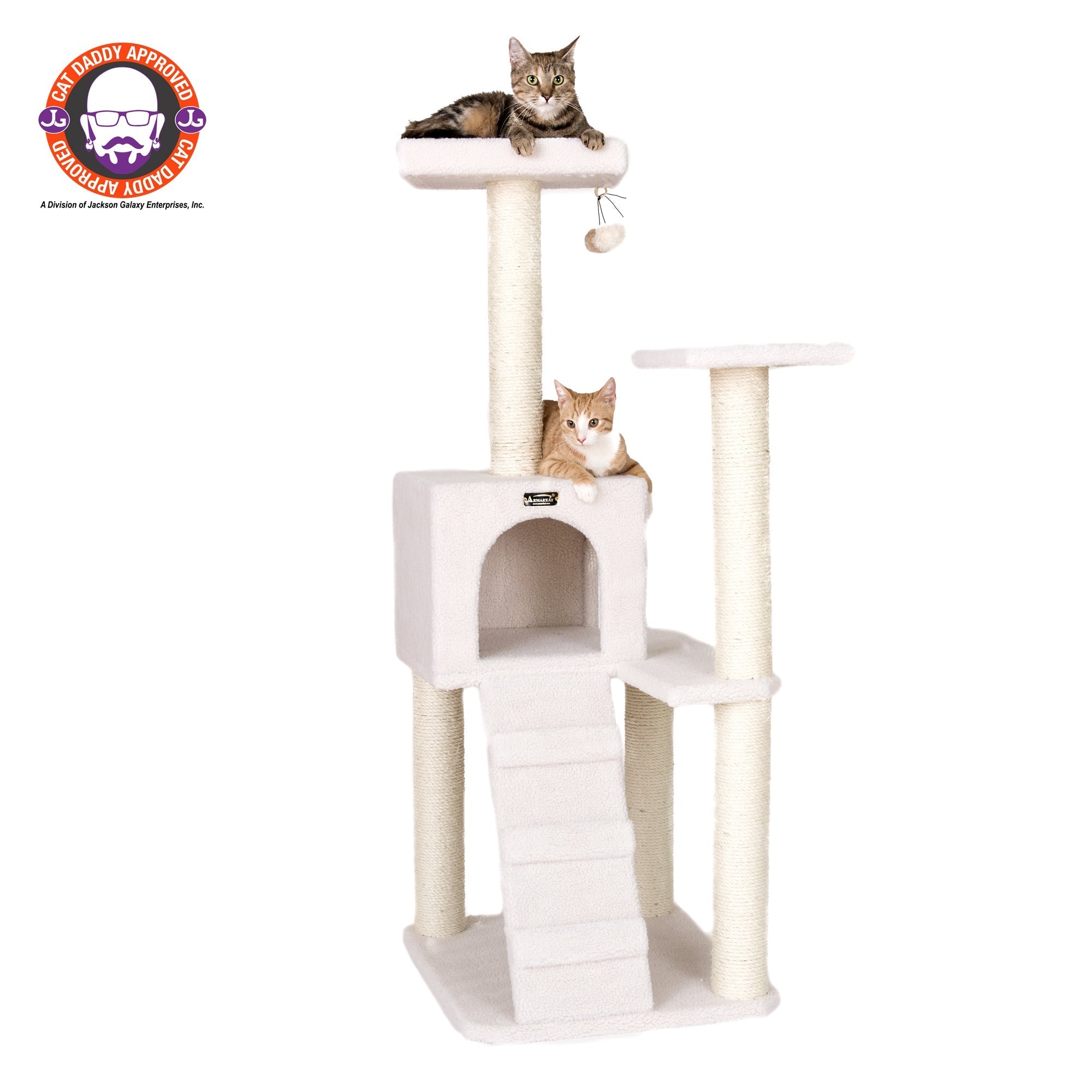 Armarkat Cat Furniture B5301 - 53-Inch - Ivory