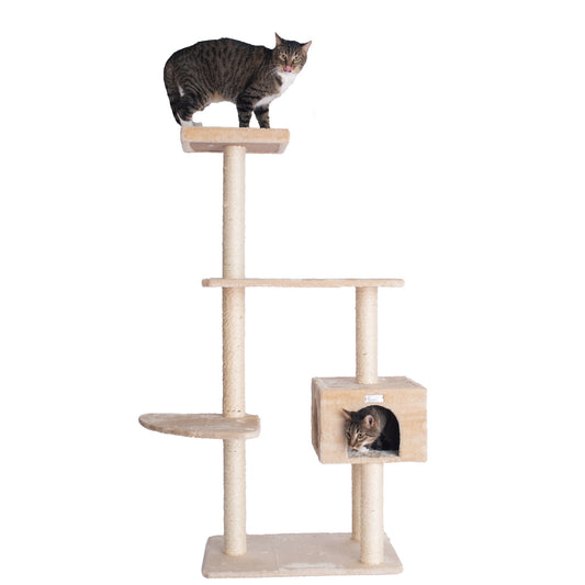 Armarkat Cat Tree GP78560321 - 57-Inch - Beige