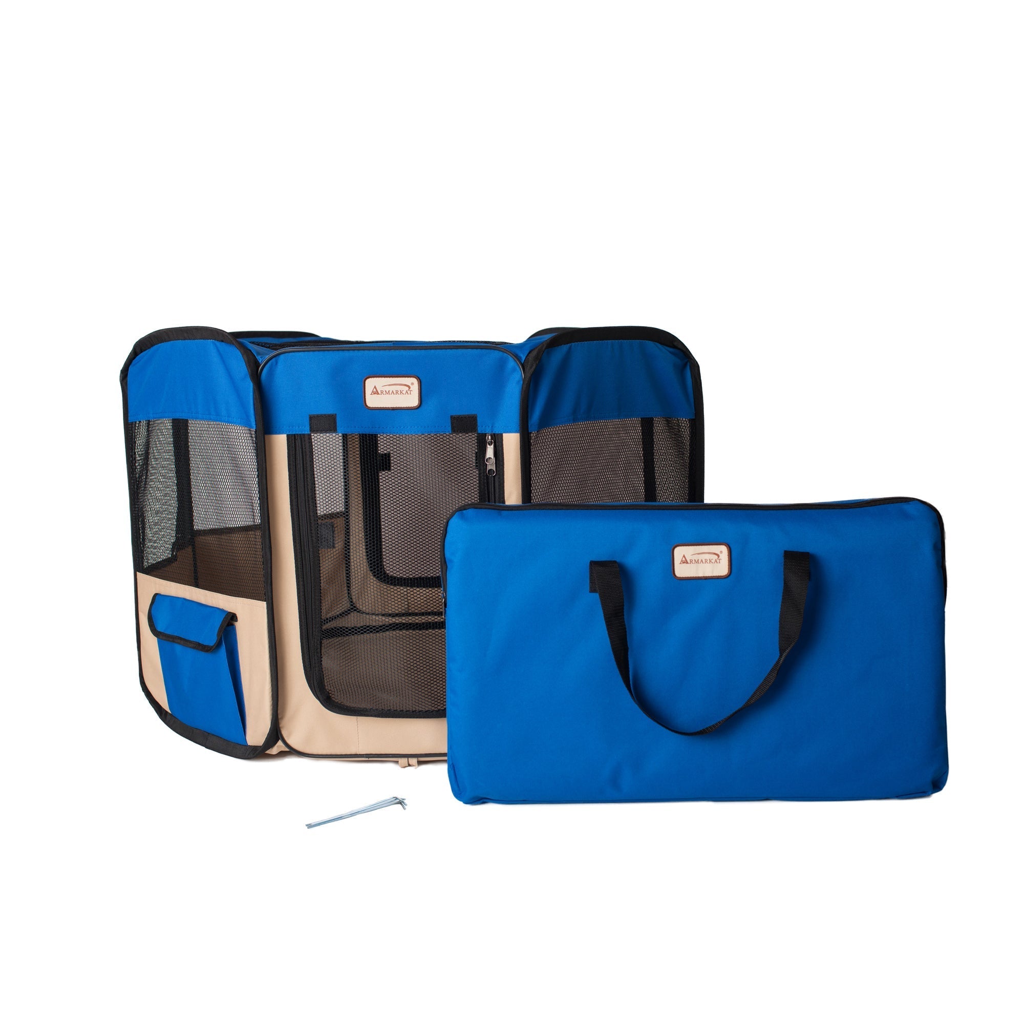 Armarkat Pet Furniture PP001B-XL - Blue/Beige - X-Large