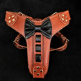 Load image into Gallery viewer, Bestia ''Bowtie'' leather harness
