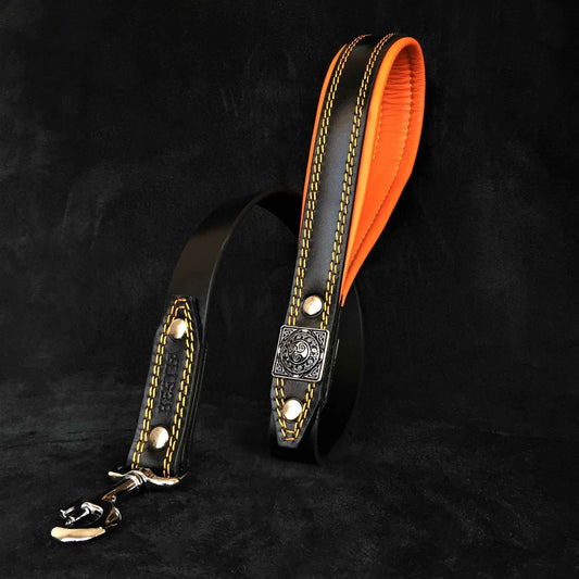 The "Eros" harness Black & Orange